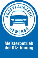 Logo Meisterbetrieb der KFZ Innung